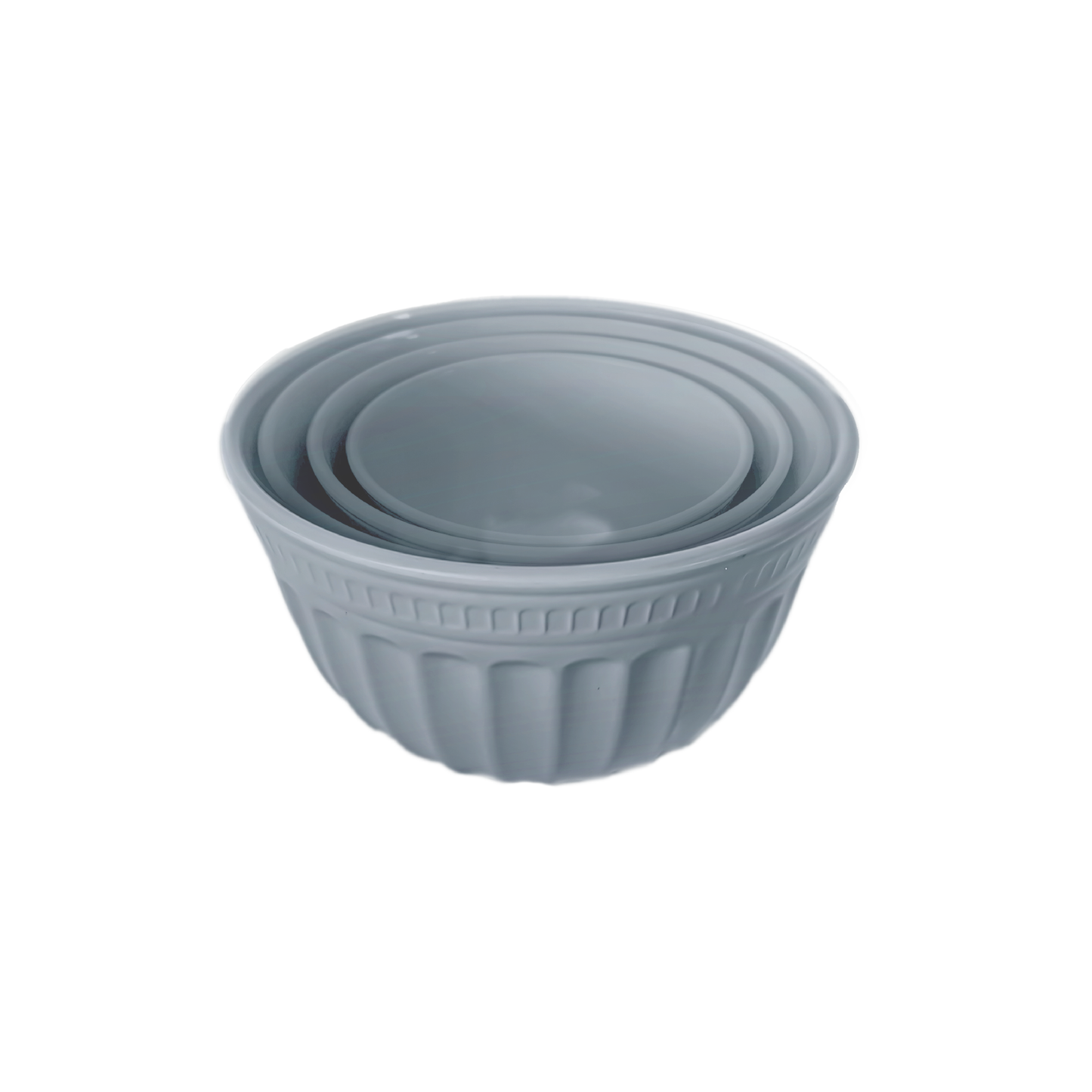 Set de 4 Bowls de Melamina Imitación Cerámica