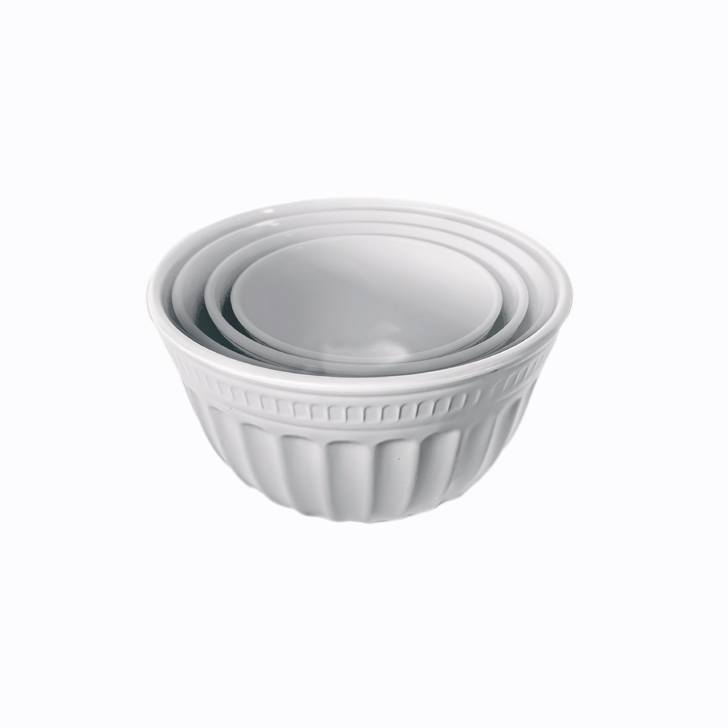 Set de 4 Bowls de Melamina Imitación Cerámica
