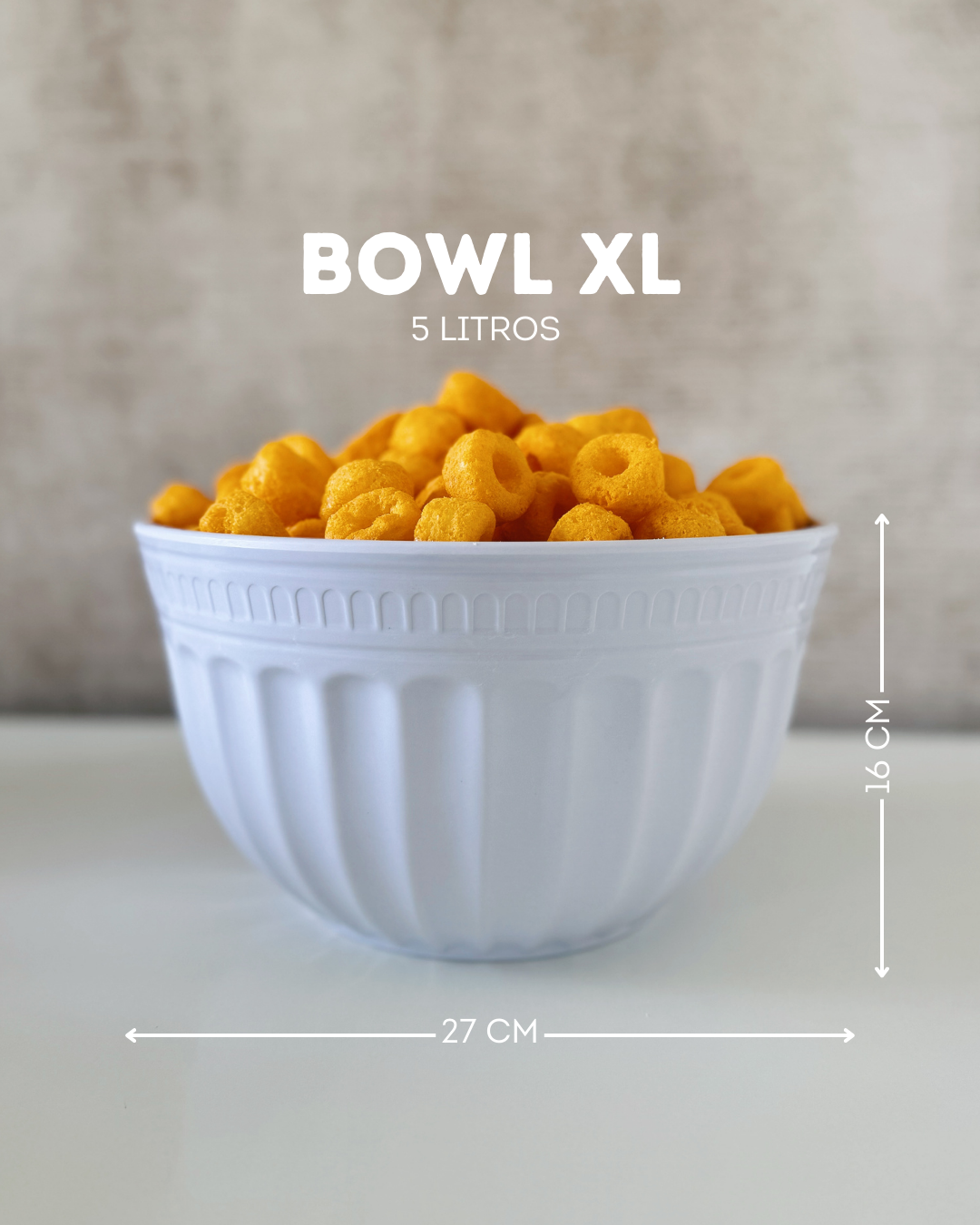 Set de 4 Bowls de Melamina Imitación Cerámica